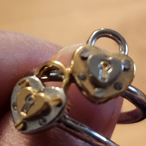 Coach Lock & Key  necklace, earrings & rings - Picture 2 of 7